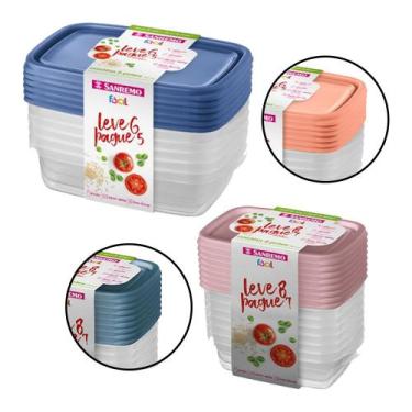 Imagem de Conjunto De Potes Sanremo 280ml + 785ml Leve 14 E Pague 12
