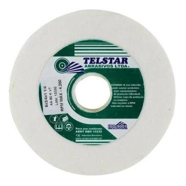 Imagem de Rebolo Moto Esmeril Pedra (aa) 6x3/4 grão 80 - 23258 - TELSTAR