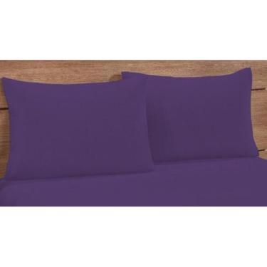 Imagem de 2 Fronhas Simples com Zíper 70cmx50cm Percal 180 Fios - Rafaloro Enxov