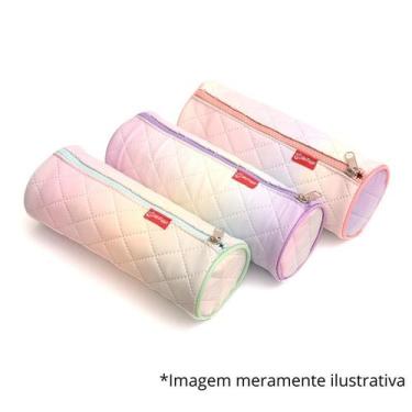 Imagem de Estojo Feminino Tiedye Puff 1Z 21x8CM - Win Paper