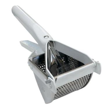 Imagem de Espremedor de legumes e frutas em aço inox profissional com cabo refor