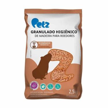 Imagem de Granulado Higiênico de Madeira para Roedores Petz - 2,5kg