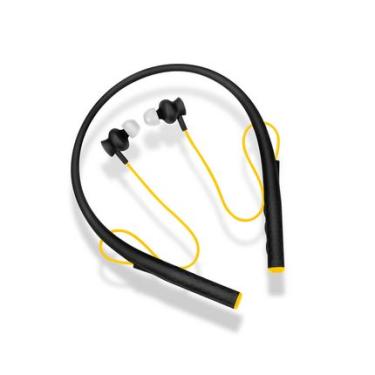 Imagem de Earphone Bluetooth Pulse Rubber Arco Preto e Amarelo – PH240OUT [Reembalado] PH240OUT