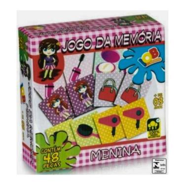 Imagem de Jogo da Memoria Menina IOB Brinquedo Infantil Recreativo