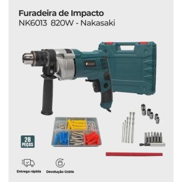 Imagem de Furadeira De Impacto1000w NK6013  - NAKASAKI, 220V 