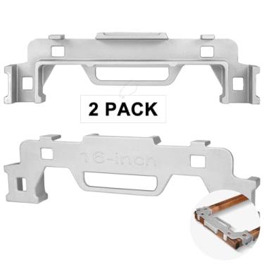 Imagem de Tandefio 2 peças de ferramentas de enquadramento, ferramenta de layout de parafuso prisioneiro de alumínio fundido, ferramenta de espaçamento de medição de moldura de precisão para paredes, telhados,