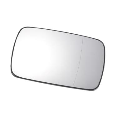 Imagem de TUCKBOLD Substituição de vidro retrovisor do lado direito do passageiro do carro com placa de suporte vidro branco aquecido para BMW Série 3 E30 E36 1982-2000 peças automotivas