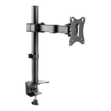 Imagem de Suporte Articulado de Mesa para Monitores de 13" a 27" Preto - ELG
