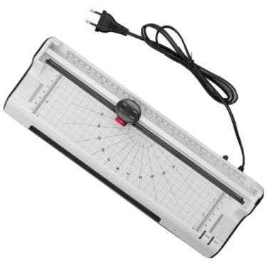 Imagem de Plastificadora Refiladora a4 Laminadora 5x1 Poliseladora 127v Laminar Quente e Frio para Documentos Maquina de plastificar Com Cortes