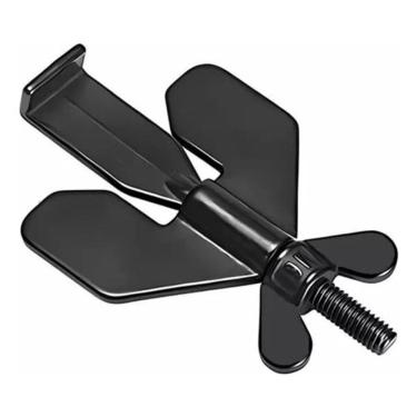 Imagem de Fechadura Portátil De Segurança P/ Porta De Hotel Motel Aço Cor Preto