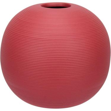Imagem de VASO DECORATIVO ENFEITE CASA HOME&CO CERÂMICA 13x16x16cm TERRACOTA