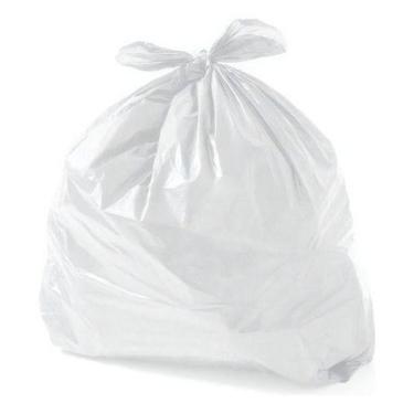 Imagem de Saco Para Lixo Branco 40 Litros 100 Unidades - HIGIPACK