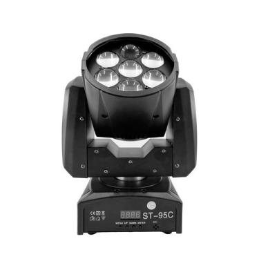 Imagem de Mini moving wash 7x12w com zoom st-95c - SHOWTECH / JDB
