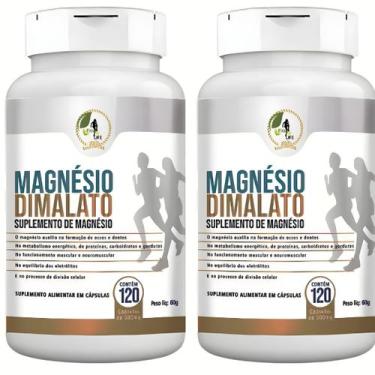 Imagem de KIT C/2 Suplemento Magnésio Malato 120 Cápsulas - Fits Life