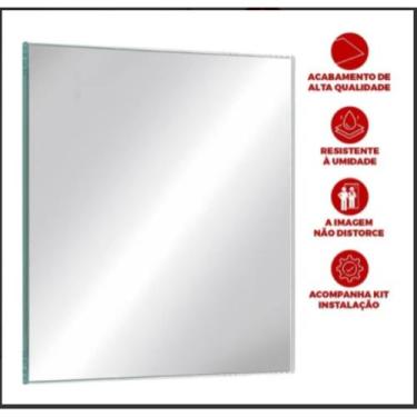 Imagem de Espelho Para Barbear 30x20cm Para Banheiro - CEBRACE