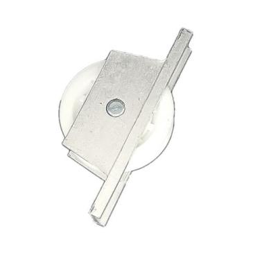 Imagem de Roldana portao 60mm nylon em "v" cav alum alumifix rol-327