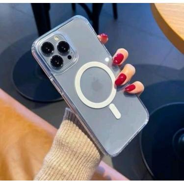 Imagem de Capa Case Acrílica Para Usar Carregador Compatível iPhone /8 7/8 Plus 