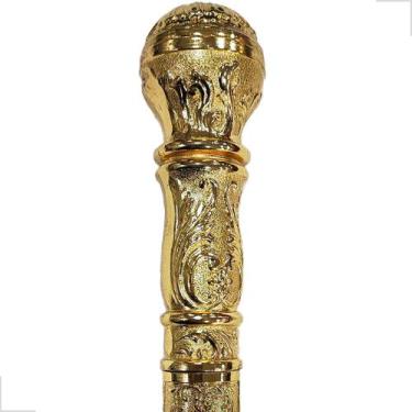 Imagem de Bengala de Exu Acessório Luxo Passeio e Decorativo - Rei Dos Orixás, B
