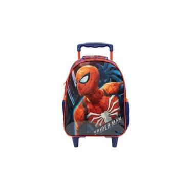 Imagem de Mochila De Rodas Grande Spider Man Homen Aranha Original - Xeryus