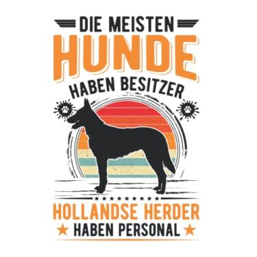 Imagem de Hollandse Herder Notizbuch: Hollandse Herder Personal Herdershond / 6x9 Zoll / 120 karierte Seiten Seiten