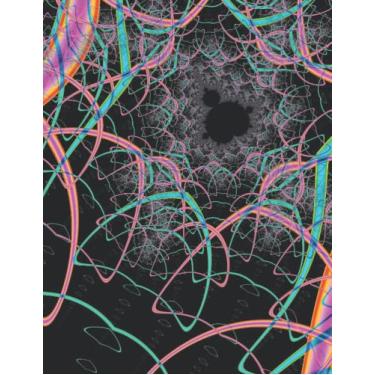 Imagem de Notebook - Neon Doodles - A beautiful and unique COLLEGE RULED LINED notebook/journal. 200 pages. 90gsm paper. A4 notebook: Travel Friendly - Back To School - Gift