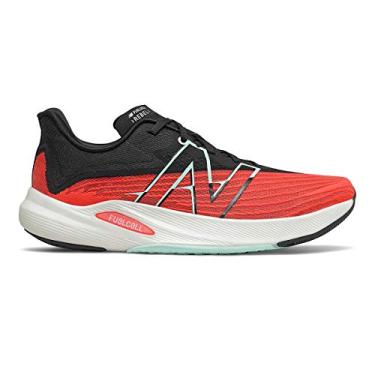 Imagem de New Balance Men's FuelCell Rebel v2, Ghost Pepper/White Mint, 14 Medium