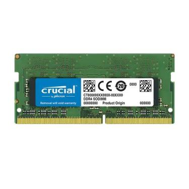 Imagem de Memória RAM Crucial para Notebook - 8GB/16GB DDR4 3200MHz CL22, 16 GB