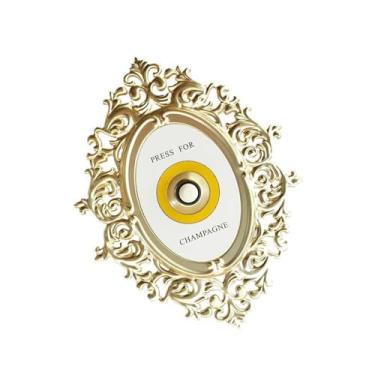 Imagem de Generic Push Button Doorbell Mini Pressione Bell Presente para Amigos da Família, Decorativo, Metal, Creative Cheime Ornamento para entrada do portão