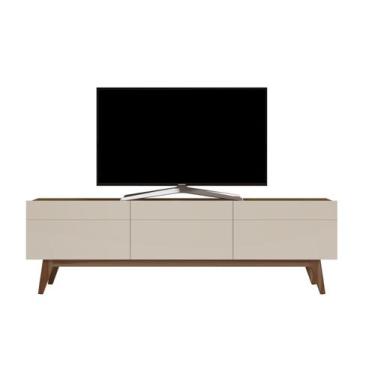 Imagem de Rack Bancada Smart Estante Home Sala De Estar Tv 75 Polegadas 3 Gaveta
