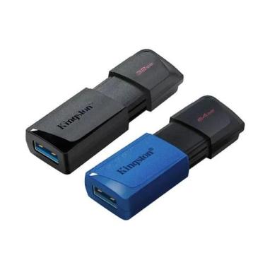 Imagem de Pen Drive Kingston DT100 G3 - USB 3.2 - 32GB, 64GB, 128GB ou 256GB, 64