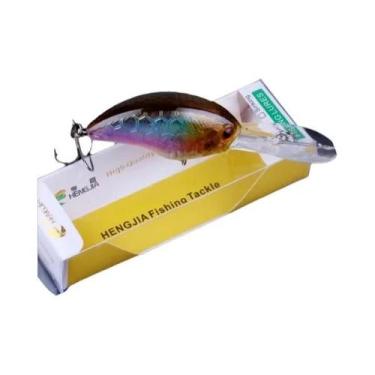 Imagem de Isca de Pesca Hengjia 13g 9cm - Crankbait Minnow com Ganchos Agudos, C