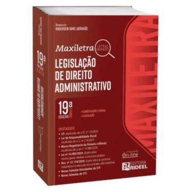 Imagem de Legislação de Direito Administrativo - Maxiletra 2025 Rideel