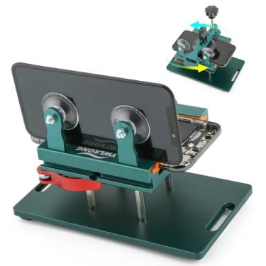 Imagem de Braçadeira de abertura de separador de tela de telefone para iPhone Ferramentas de remoção de LCD com ventosa livre de aquecimento Braçadeira de fixação giratória 360 para Samsung Huawei Display Kit