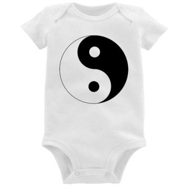 Imagem de Body Bebê Yin-Yang - Foca na Moda, Branco, P