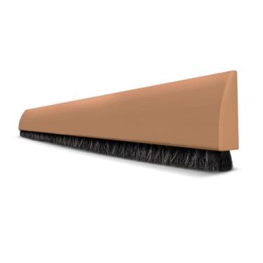 Imagem de Veda Porta Adesivo - Escova - Marrom Claro 150 Cm - Comfort Door