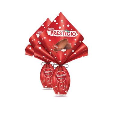 Imagem de Kit 2 Ovos Nestlé Prestigio Chocolate com Cocó 207g Cada