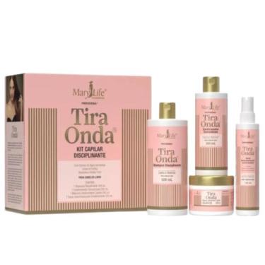 Imagem de Kit Capilar Disciplinante Tira Onda Com 4 Itens - Mary Life