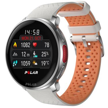 Imagem de Polar Vantage V3 Branco e Laranja - Relógio esportivo com GPS, monitor de frequência cardíaca avançado e bateria duradoura, Smartwatch, mapas offline, relógio de corrida, relógio para triatlo