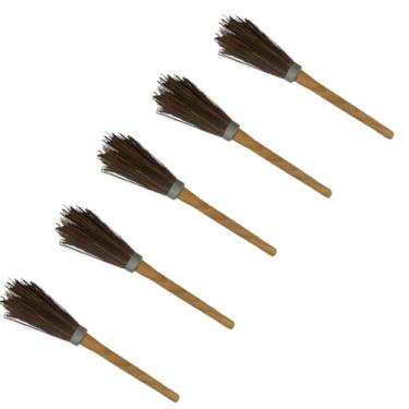 Imagem de Conjunto de 5 Lavatinas de Piaçava com Cabo de Madeira, Limpeza Doméstica