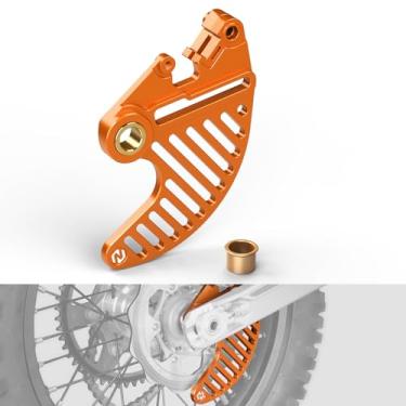 Imagem de NICECNC Capa de disco de freio traseiro para bicicleta suja de alumínio compatível com KTM 125-530 XCW XCF-W EXC EXC-F SX SXF XC XCF 2004-24, compatível com Husqvarna TC FC TX FX 125-501 2014-24,