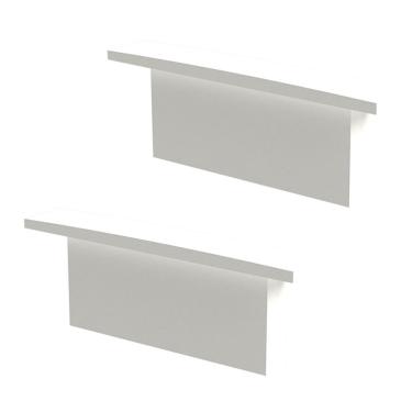 Imagem de Kit Acessórios Taschibra Para Perfil Embutir 0,9X2,4Cm Vert