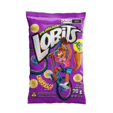 Imagem de Salgadinho de Milho Max Churrasco Lobits 70g