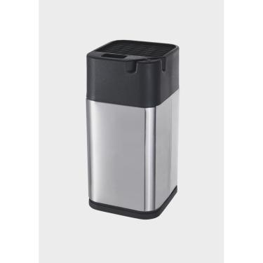 Imagem de Cepo Porta Facas e Tesoura com Afiador de Facas Integrado em Aço Inox - Mimo Style