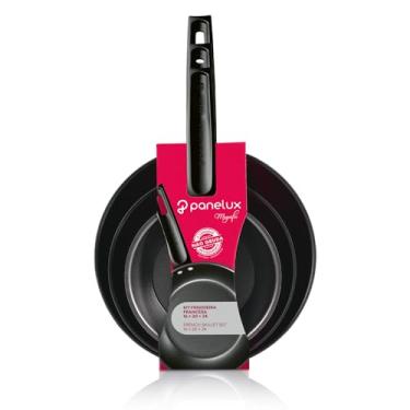 Imagem de Panelux KIT FRIGIDEIRA FRANCESA AL 16 20 24CM AA GRA/GRAFITE MAGNIFIC