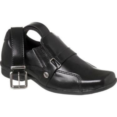 Imagem de Sapato Social Infantil Menino Preto Festa Formatura Pajem Batizado Cin