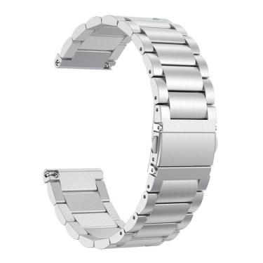 Imagem de Pulseira Aço Inox para Smartwatch 18mm, 20mm, 22mm, 24mm - Poolsy, Pra