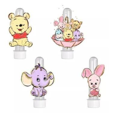Imagem de 20 Tubetes 3d Personalizado Lembrancinha Ursinho Pooh Cut Aquarela - B