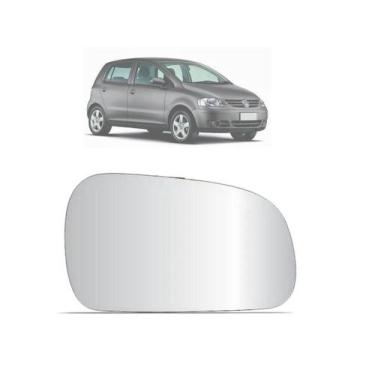 Imagem de Vidro Retrovisor Com Base Fox 11/ Jetta 12/ Polo 12/ Lado Di - Retropa