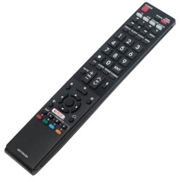Imagem de Controle remoto de substituição RRMCGB173WJSA GB173WJSA adequado para Sharp LED TV HDTV Aquos LC-60UE30U LC-70UC30U LC-70UE30U LC-70UH30U LC-80UE30U LC-80UH30U LC-55UB30U LC60UE30U LC70U LC70U UUC30U e ULC70UE30U LC70UH30U