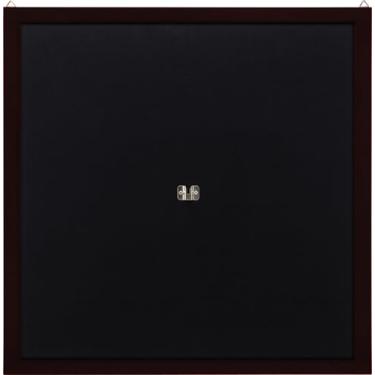 Imagem de Viper — Quadro de alvo emoldurado de madeira, acabamento em mogno escuro